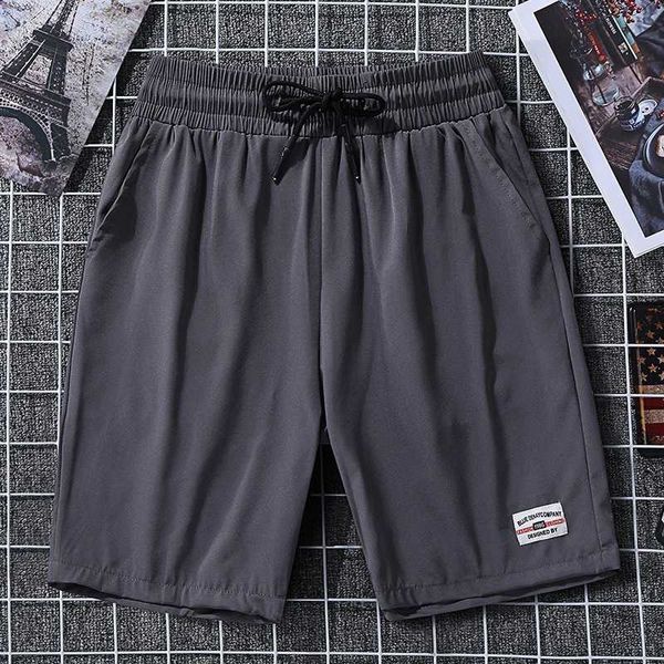 

summer casual shorts men's loose trend underpants sports beach pants capris, White;black