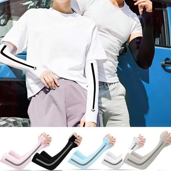 

sport arm sleeves gloverssun protect basketball sunscreen riding sleeve arm warmers manguito ciclismo cycling sleeve @401, Black;gray
