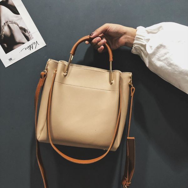 

hbp non-brand 2021 new ins super fire bag female korean versatile messenger bag single shoulder large capacity bag bucket 1 sport.0018