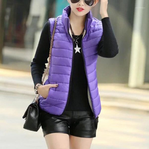 

womens warm long jacket series carrying bag ladies jacket warm coat stand collar slim winter parka outwear coats vest #201, Black