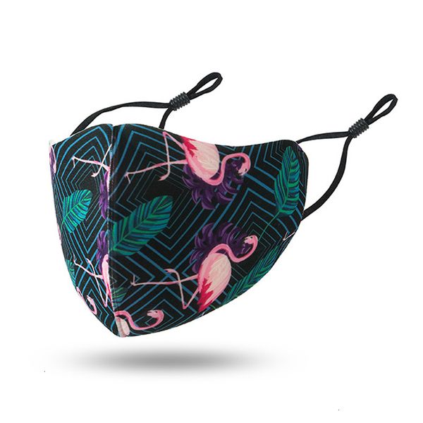 

leopard factory fashion face designer black print masks dustproof smog-proof breathable washable mask adjustable e pn88p