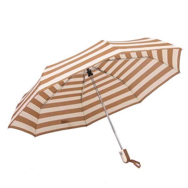 

jpzylfkzl matic 8k мужчины женская мода stripes lattice зонт ветрозащитный три складной зонтик корпорация yxlrgo garden_light