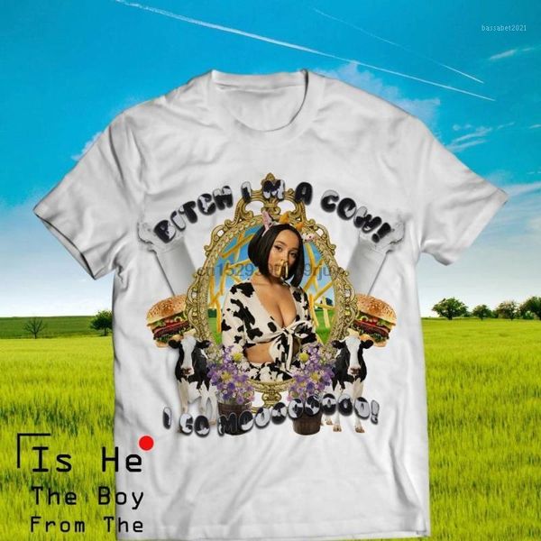 

men's t-shirts doja cat mooo t shirt1, White;black