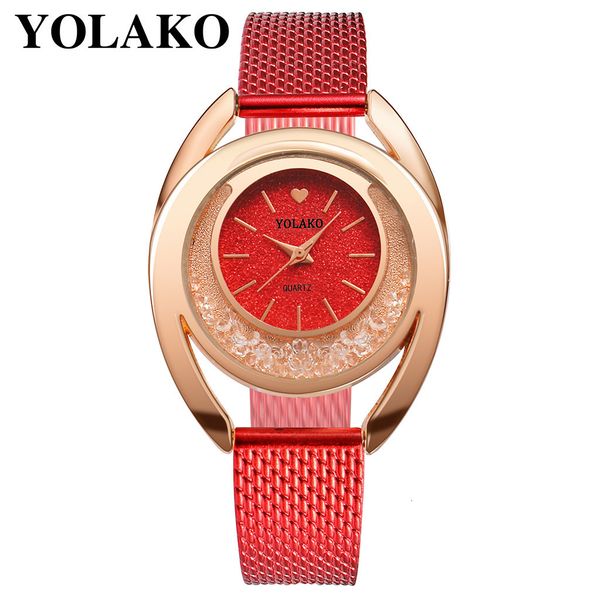 

yolako women watches bracelet new quartz clock ladies wristwatches relogio feminino diamond reloj mujer montre femme 533, Silver