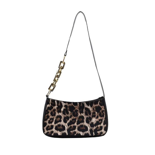 

2020 new shoulder messenger bag ins casual leopard print large capacity female bag