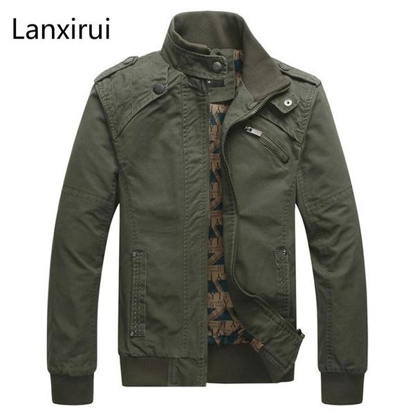 

men's jackets arrival fashion casual spring autumn jacket cotton stand collar coat 4 colors mwj166, Black;brown