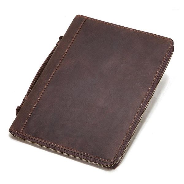 

leather business carrying case id holder vintage pocket pen purse1