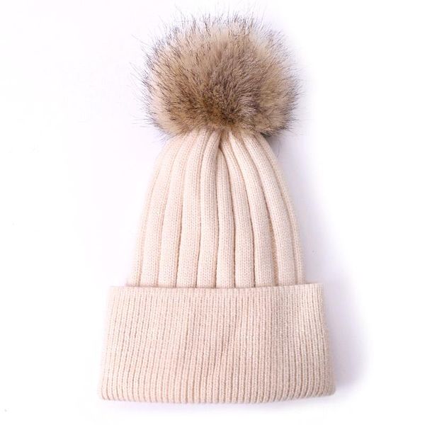 

kids caps детская шапка baby pompon hats поддельные шарики бархатная подкладка вязаные черепочки шапочки шапочки осень зима теплый сплошной, Yellow