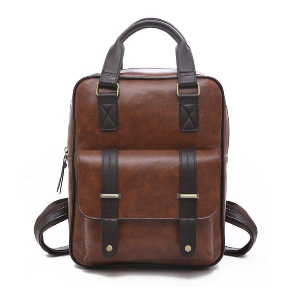 

pu backpack women shoulder fashion retro style trendy bag