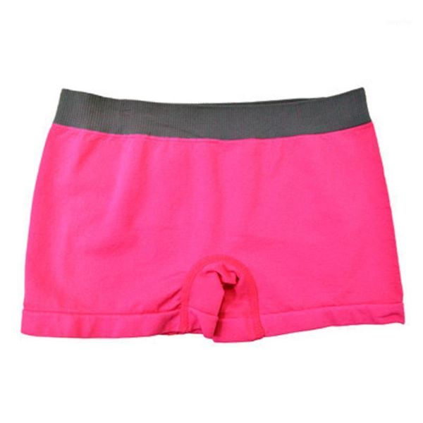 

women summer breathable comfortable safety leggings female mid waist panties underwear nylon1, Black;pink