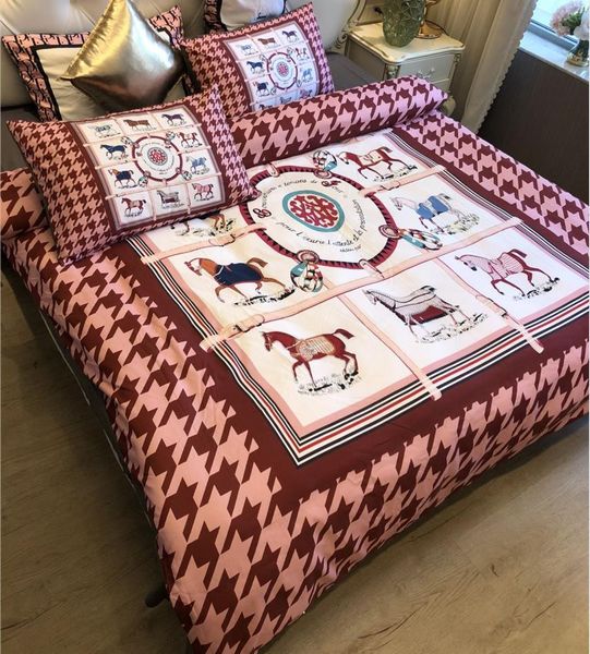 

branded cotton woven bedding sets  size quilt cover sets sale 2 pillow cases bedding sheet duvet cover
