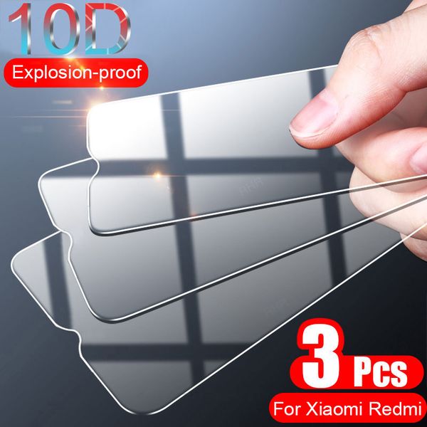 

3pcs full cover protective glass for xiaomi redmi note 7 9 5 8 pro 8t 9 pro max tempered screen protector for redmi 5 plus glass