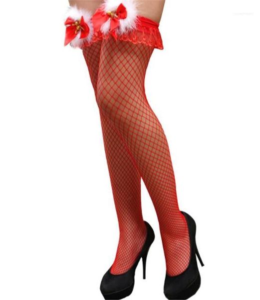 

womens silk stockings casual christmas day cosplay christmas day women designer stockings fashion bow christmas, Black;white
