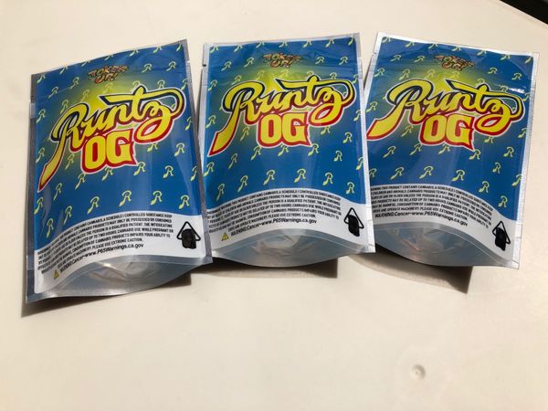 

jokes up runtz og stand up packaging edibles nerds sf california 3.5g empty bag wmtkej bdesybag, Pink;blue
