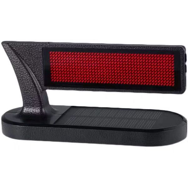 

solar led smart car number plate bluetooth car temporary parking portable multifunctional led billboard