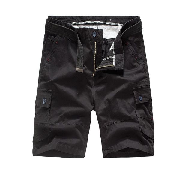 

men's shorts 6 colors 2021 summer mens casual camouflage cargo male loose work man short pants plus size 29-40, White;black