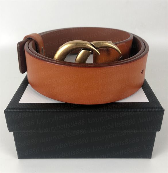 

designer women's belt 10 styles men's fashion luxury wide 3.8cm big buckle bronze and black belts with box, Black;brown