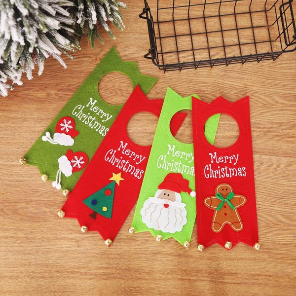 

christmas cartoon door hanging decorations storefront creative door lintel pendant ornaments cartoon christmas tree christmas door hanger