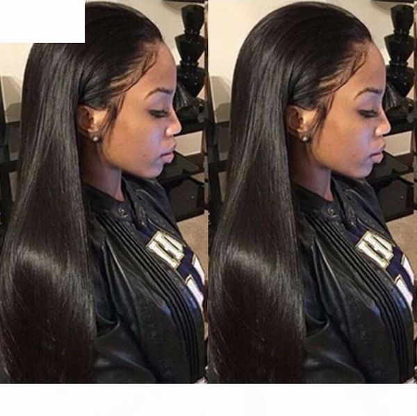 

deep curly lace front human hair wigs 13x4 lace frontal wigs with baby hair short bob lace frontal wigs 150 180 density wig remy, Black;brown