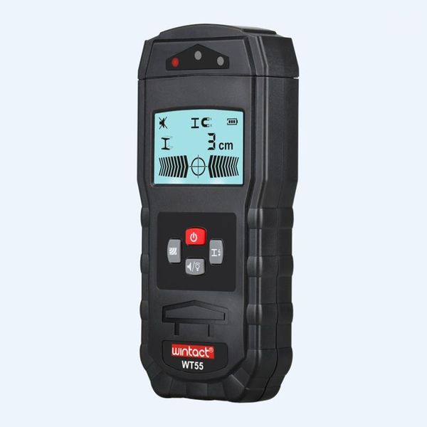 

metal detectors wt55 multi-function search detector sensitive wood beams ac live wire cable wall scanner lcd finder indicator1