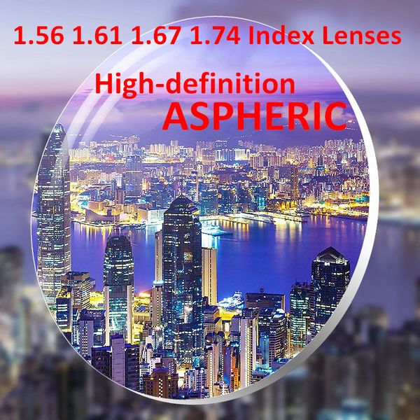 

2021 new 1.56-1.74 ascorbic index hd optical prescription resin lenses for grade ocular myopia mjdc, White;black
