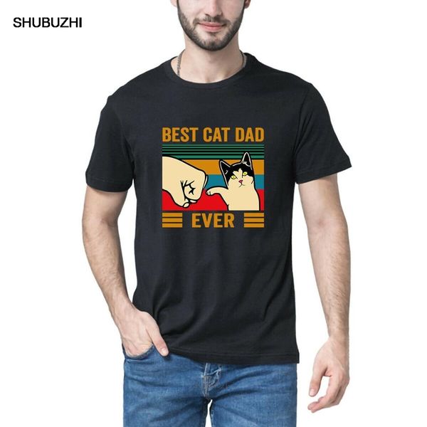 

best cat папа когда-либо vintage футболка день отца подарков tee pet lover рубашки европейский и американский стиль tee спорт толстовка с ка