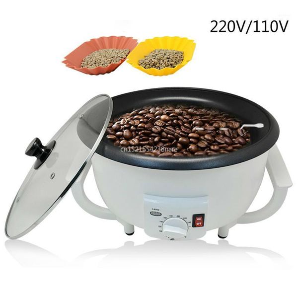 

220v/110v coffee roaster peanut roasting machine the new listing of artifact coffee beans baking machine household1