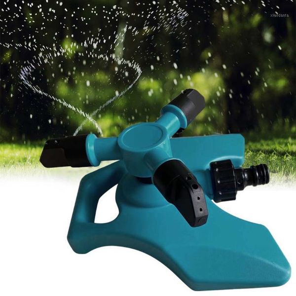 

garden sprinklers automatic watering grass lawn 360 degree rotating water sprinkler 3 arms nozzles garden irrigation tools1