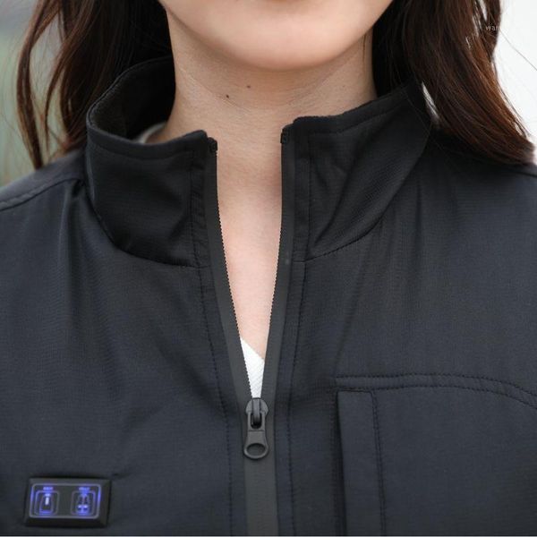 

electric usb winter heated warm vest thermal jacket clothing for elderly gift u2jd1