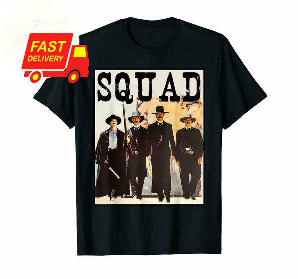 

squad tombstone wyatt earp doc holliday virgil earp black new fashion cool casual summer paried beer sport hooded sweatshirt hoodie t shirt