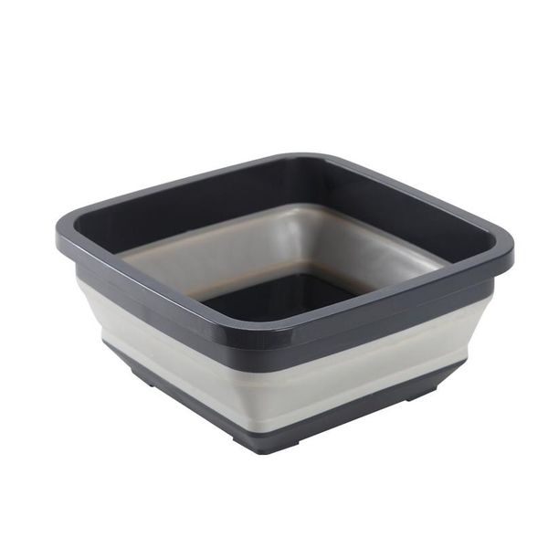 

portable folding bucket foldable basin fishing camping car wash bucket vegetable fruit basin household kitchen cleaning jllokw