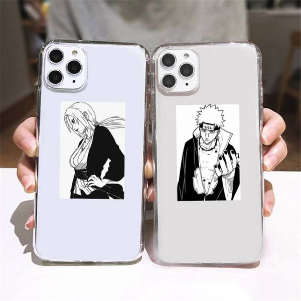 

transparent with naruto dign, protective case, black, soft, transparent, suitable for def 5, 5s, 5c, se, 6, 6s, 7, 8, 11, 12