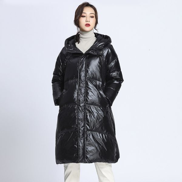 

shishi factory price wholesale leather down winter jacket for women
