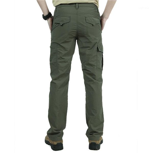 

quick dry summer breathable long fishing jogging pockts men lightweight breathable pants casual army style trousers1, Black