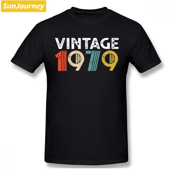 

vintage 1979 birthday gift men t shirt dropshipping camiseta masculina big size crewneck short sleeve clothes sport hooded sweatshirt hoodie