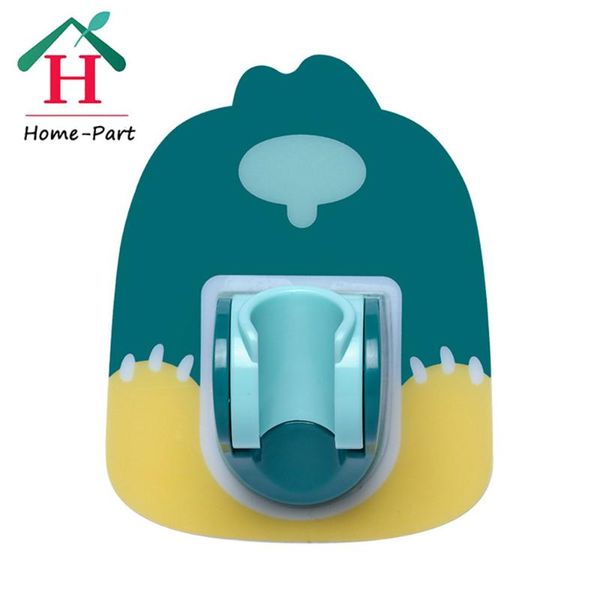 

bath accessory set 2pcs wall-mounted shower bracket perforated base bathroom seamless paste nozzle