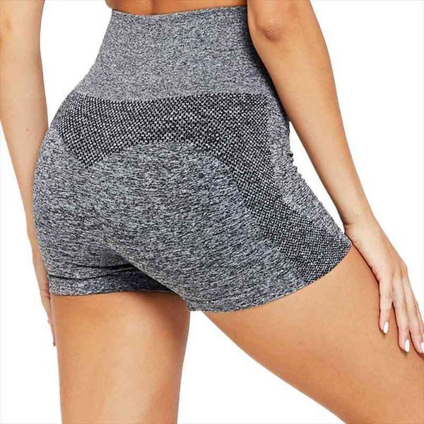 

running seamless shorts women push up high shorts women high waist female slim workout dropship, White;black