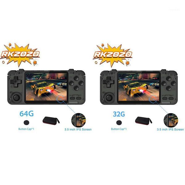 

rk2020 3.5 inch ips sn portable handheld retro game console console support 360 degree operation built-in game1