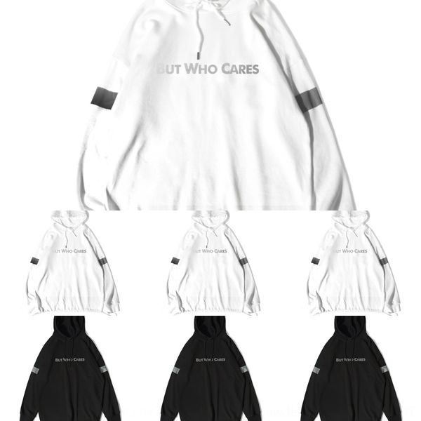 

2kpmc ete хип-хоп с капюшоном модного свободного припуска свитера светоотражающего ete мужских пальто мужского хипом-хоп с капюшоном свитера, Black