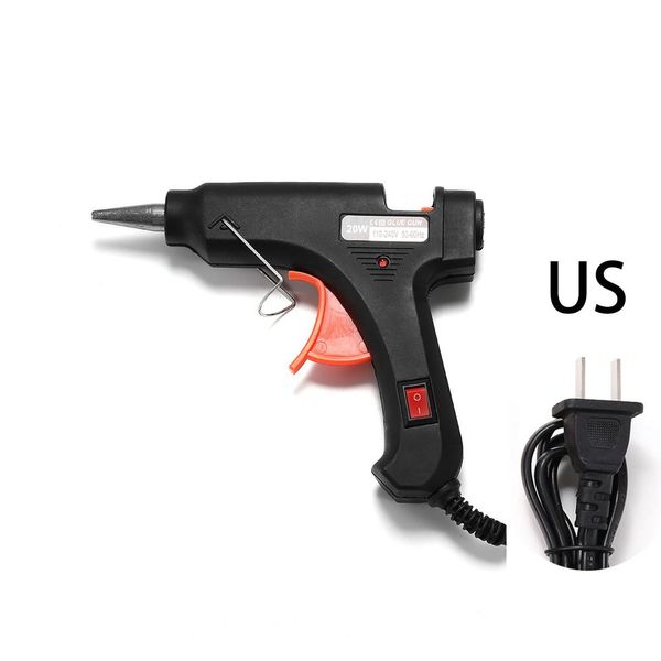 

1шт / серия 20w hot melt клей пистолет с клеем палка мини пистолеты thermo electric heat температура инструмент для diy ремесленная изготовл