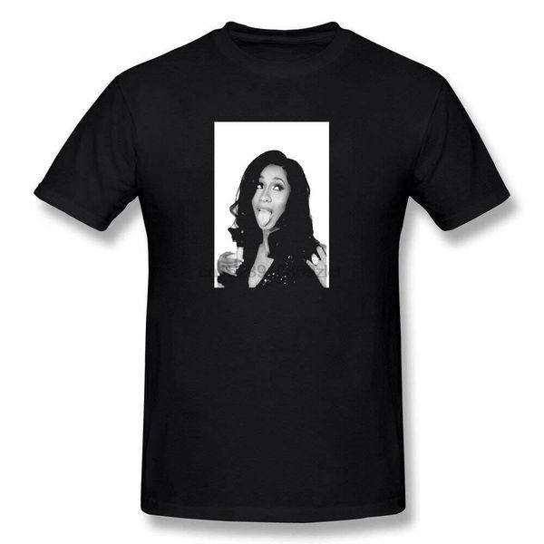 

2020 fashion new arrive cardi b t shirt men american rap singer summer cotton o-neck black streetwear sport hooded sweatshirt hoodie