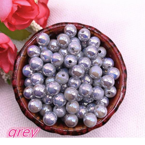 

new 6mm 8mm 10mm shining ab acrylic imitation pearls loose spacer beads for jewelry making diy earrings acc qylgpp
