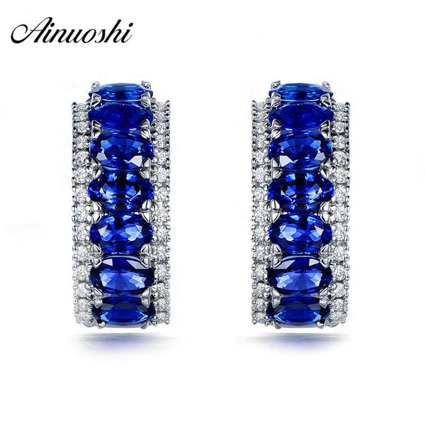 

ювелирные изделия y200106 anniversary любовь серьги свадебные обручальное 2021 cut голубого сона серьги стерлингового серебра 925 девушки же, Golden;silver