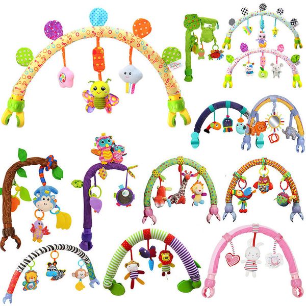 Arco albero bambino appeso giocattoli passeggino letto culla peluche sonagli mobili simpatici animali scimmia uccelli giocattolo per i più piccoli culle sedile LJ201114