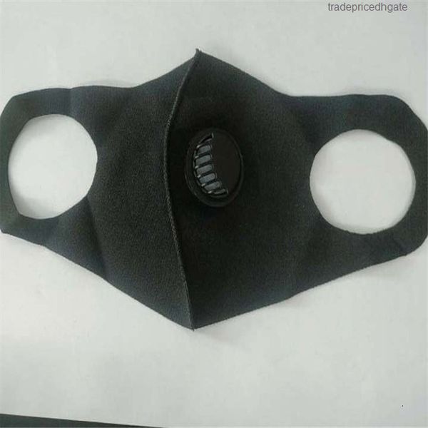 

single safety anti-fog valve and black washable reusable dust mask ing