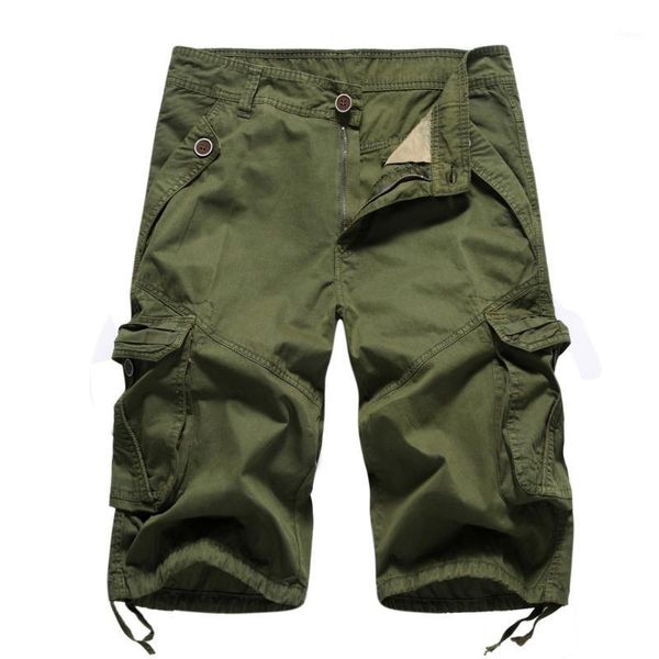 

summer new fashion fashion mens casual pocket beach work casual short trouser pants sports elastic c03211, White;black