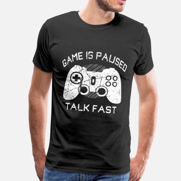 

game is paused talk fast - gaming gamer controller designers graphic t shirt kawaii tracksuit hoodie sweatshirt