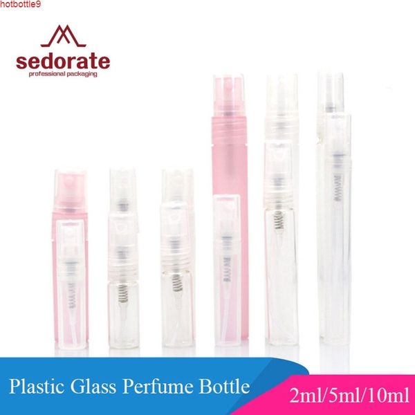Sedorat 50 PCs/Los Clear Glass Parfümflasche 2ml 3ml 5ml 7ml 10ml Automizer Nebel-Stift-Spray-Refillierbar JX091-2Good-Produkt