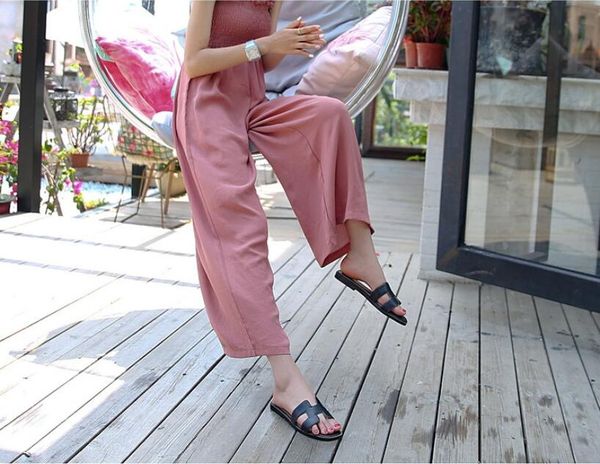 

designer fashion women summer sandals shopping loafers black white brown womens slides outdoor shoes size 35-40 ing