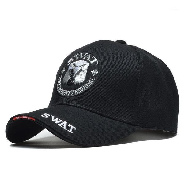 Berretti da baseball Lettera SWAT Berretto da baseball da uomo e cappelli da donna Snapback Cotton Army Tactical Gorras Para Hombre1